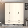 Hanah Home Armario Kumsal TT - Nogal y Crema